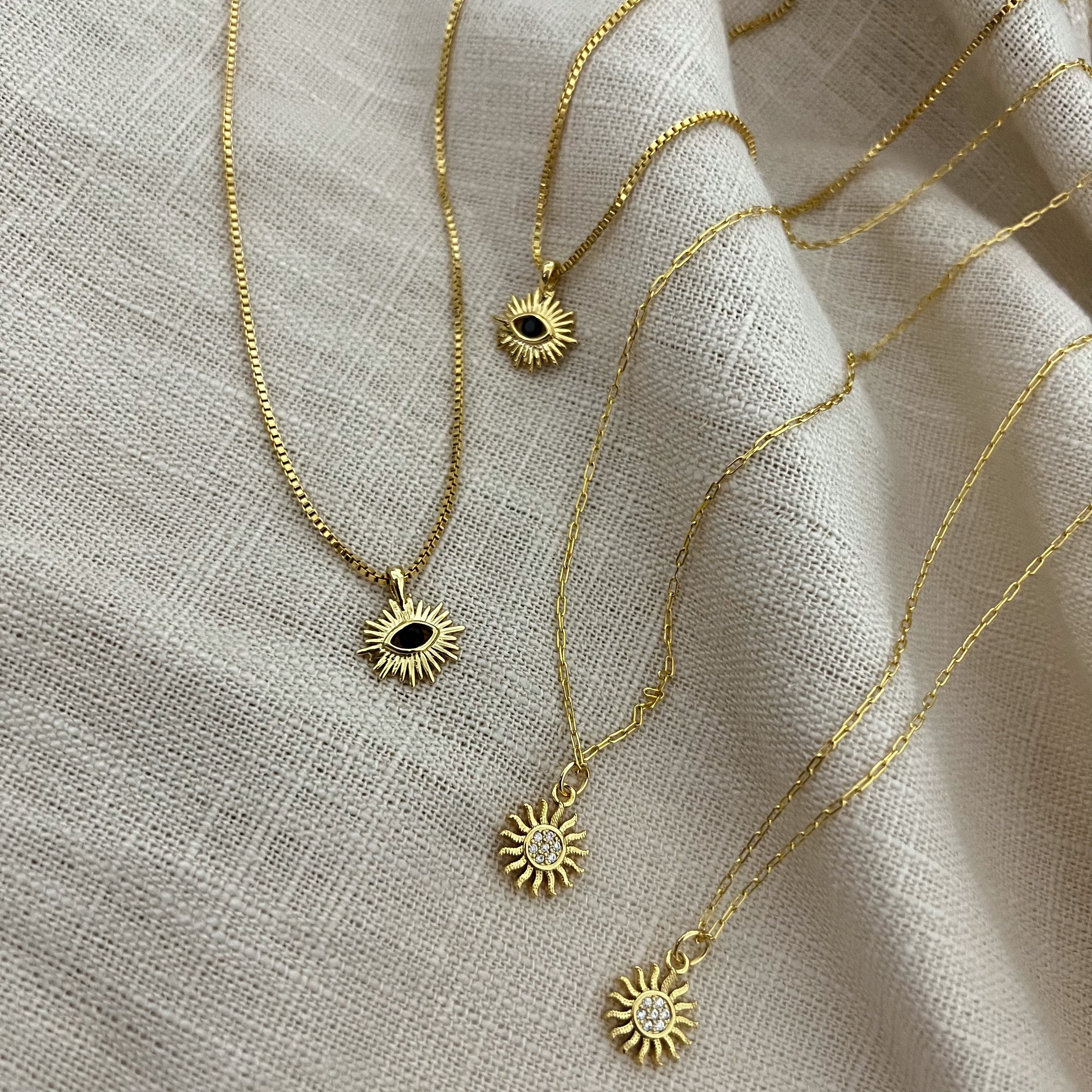 Sol Gold Necklace