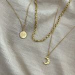 Cargar imagen en el visor de la galería, Not All Who Wander Gold Necklace
